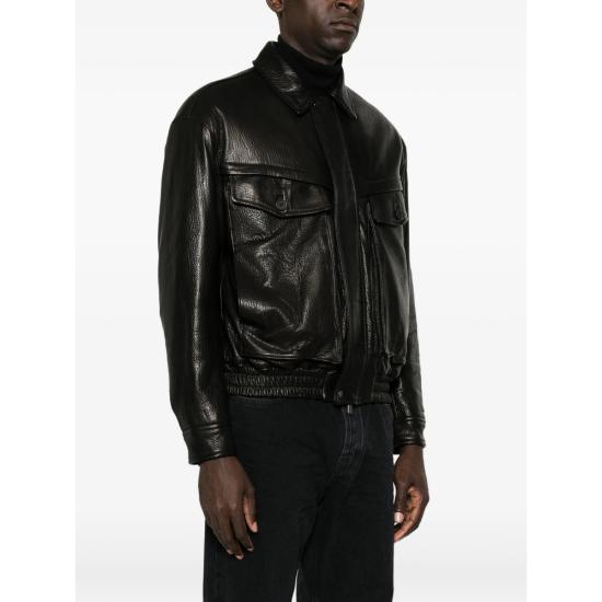 26FW 살바토레 산토로 가죽 자켓 51526 U BLACK - SALVATORE SANTORO
