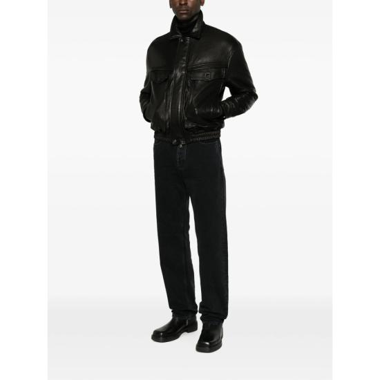 26FW 살바토레 산토로 가죽 자켓 51526 U BLACK - SALVATORE SANTORO