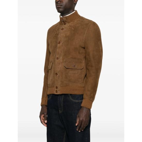 26FW 살바토레 산토로 가죽 자켓 51685 U CAMEL BROWN - SALVATORE SANTORO