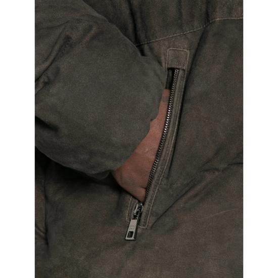 26FW 조르지오 브라토 가죽 자켓 GU27F01070GOAK LAVAG BROWN - GIORGIO BRATO