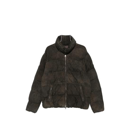 26FW 조르지오 브라토 가죽 자켓 GU27F01070GOAK LAVAG BROWN