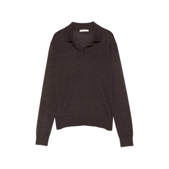 26FW 더로우 파울리 폴로 셔츠 파울리 폴로 셔츠 R001252 Y1043 BRM BROWN