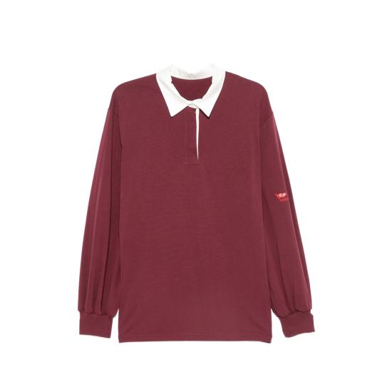 26FW 시스템 긴팔 티셔츠 SY2G8TTOT02W WINE RED