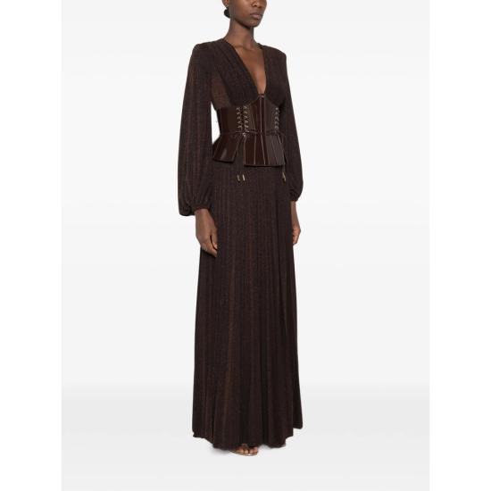 26FW 엘리자베타프랜치 원피스 ABR1566E2 EV9 BROWN - ELISABETTA FRANCHI