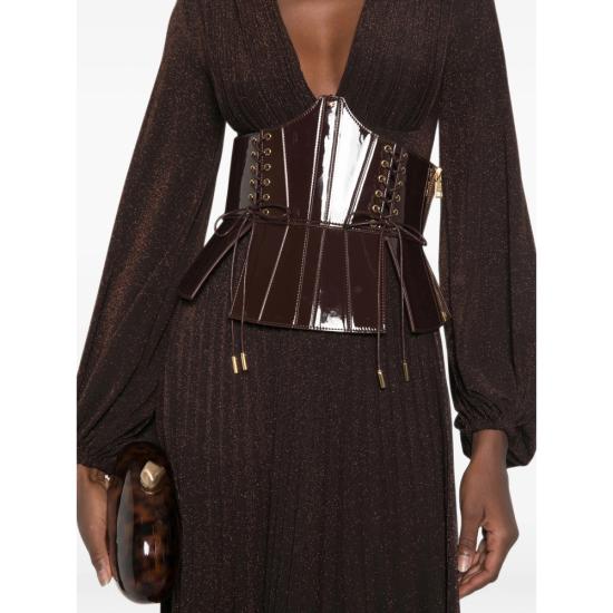 26FW 엘리자베타프랜치 원피스 ABR1566E2 EV9 BROWN - ELISABETTA FRANCHI