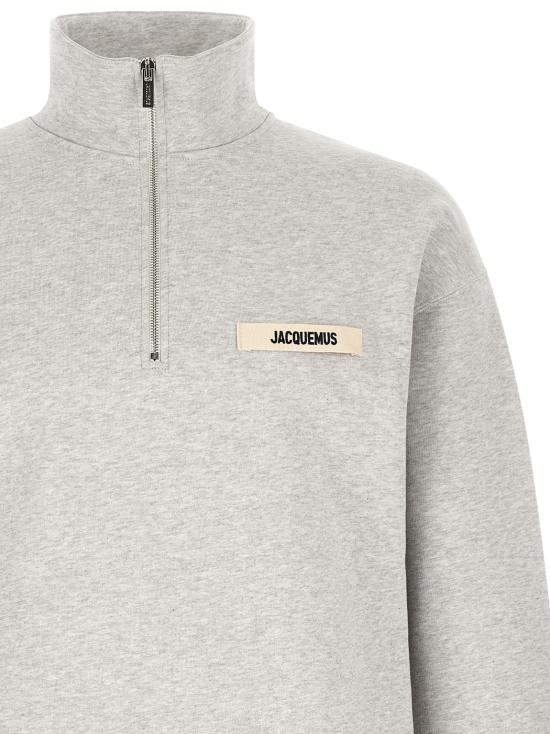 26FW 자크뮈스 긴팔 티셔츠 25ESSM00313AJ00174951 Gray - JACQUEMUS