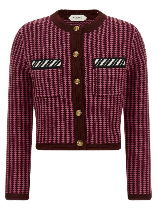 26FW 베르사체 가디건 10265461A190522P6H0 Pink