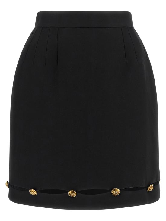 26FW 베르사체 롱 스커트 10269181A177931B000 Black
