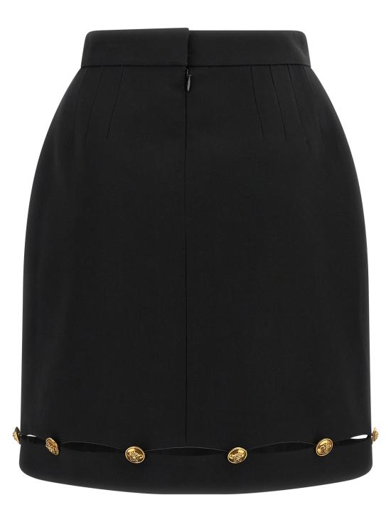 26FW 베르사체 롱 스커트 10269181A177931B000 Black - VERSACE