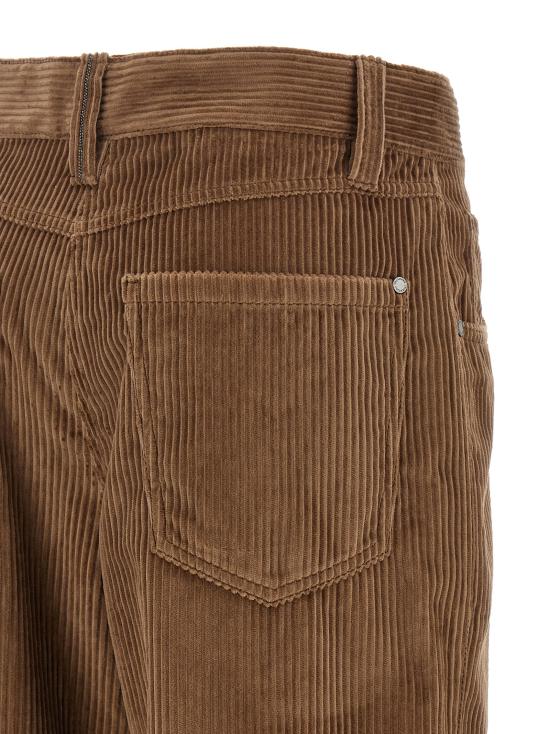26FW 브루넬로 쿠치넬리 스트레이트 팬츠 MA180P9075C832 Brown - BRUNELLO CUCINELLI