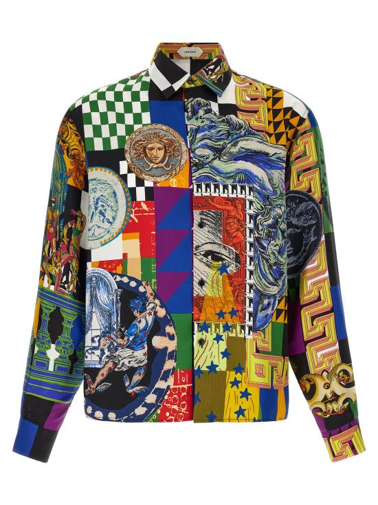 26FW 베르사체 긴팔 셔츠 10245201A192705X000 Multicolor
