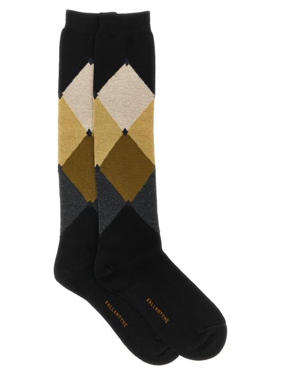 26FW 발렌타인 양말 BLX02014CT195800 Black