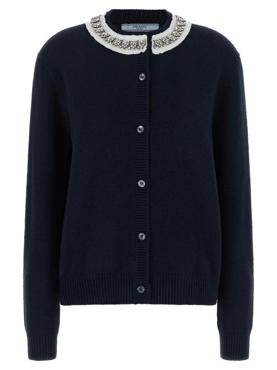 26FW 프라다 가디건 P25O51SOOO6556F0008 Blue