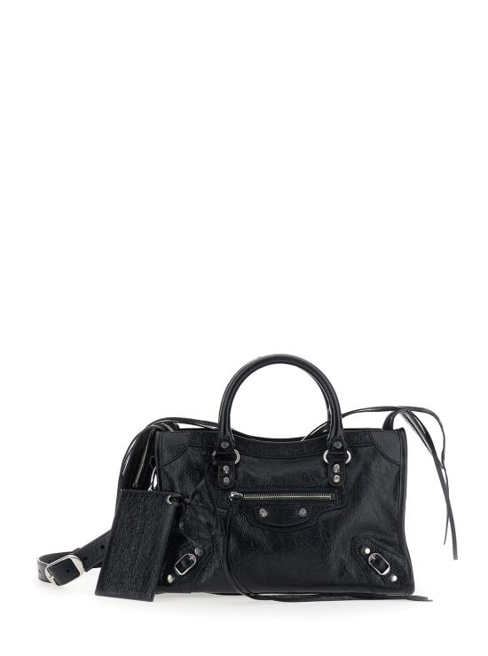26FW 발렌시아가 르 시티 백 스몰 8657622ACLR1000 Black