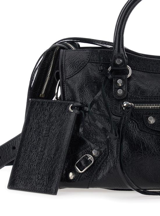 26FW 발렌시아가 르 시티 백 스몰 8657622ACLR1000 Black - BALENCIAGA