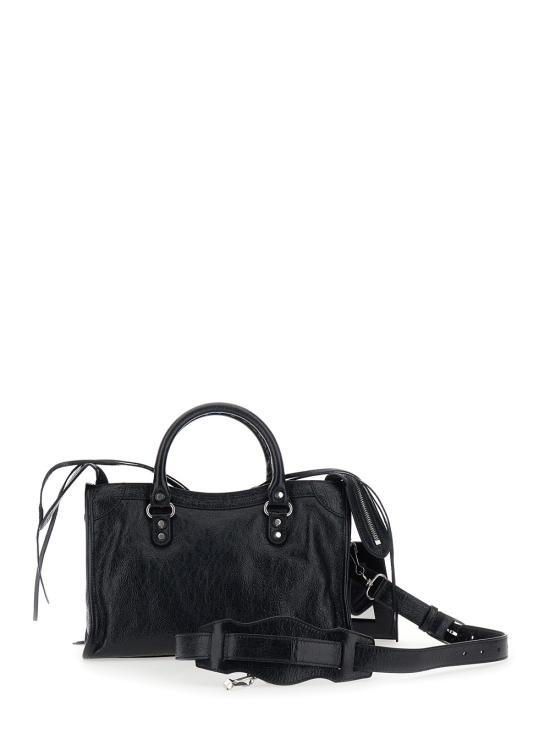 26FW 발렌시아가 르 시티 백 스몰 8657622ACLR1000 Black - BALENCIAGA
