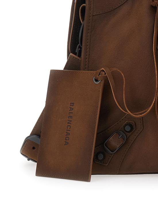 26FW 발렌시아가 르 시티 백 미디엄 8657602ACM92247 Brown - BALENCIAGA