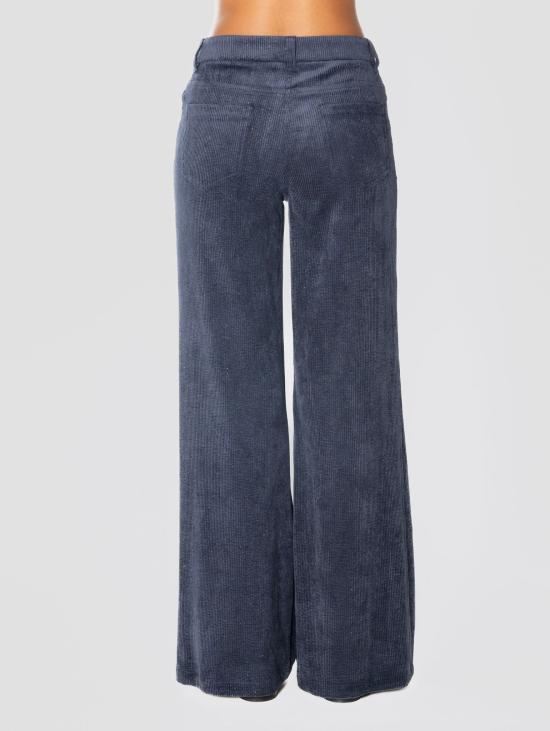 26FW 에르마노 피렌제 팬츠 Tecno Velluto Blu Profondo의 판탈로니 아 잠파 - ERMANNO FIRENZE