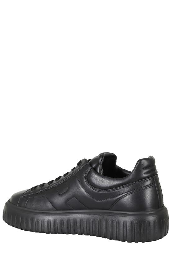 26FW 호간 H 스트라이프 스니커즈 HXM6450FC60LE9 099 Black - HOGAN