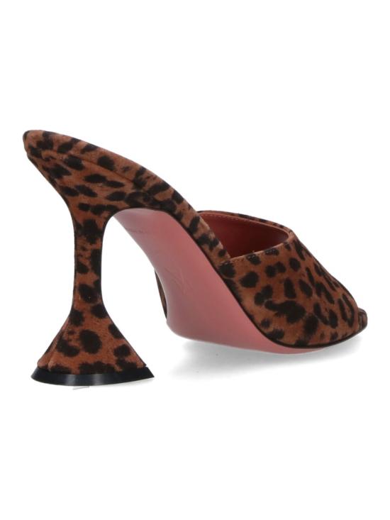 26FW 아미나 무아디 샌들 15S365749LUPLEOPARD PRINTED SUEDE Brown - AMINA MUADDI