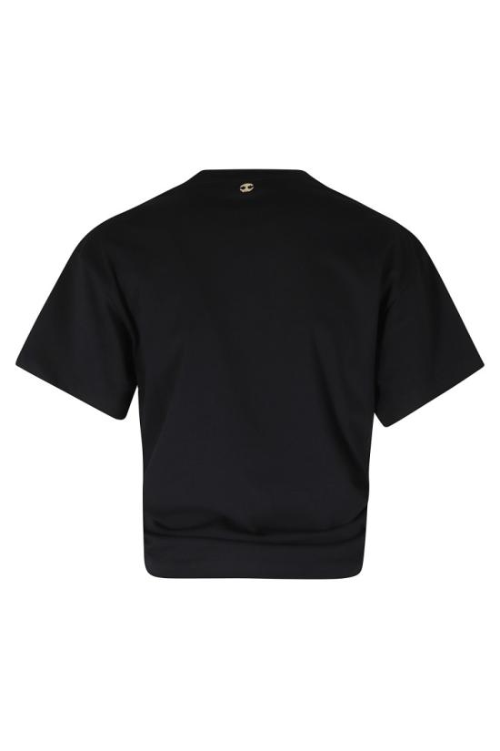 26SS 파코라반 탑 23AJTO539CO0485 098 Black - PACO RABANNE