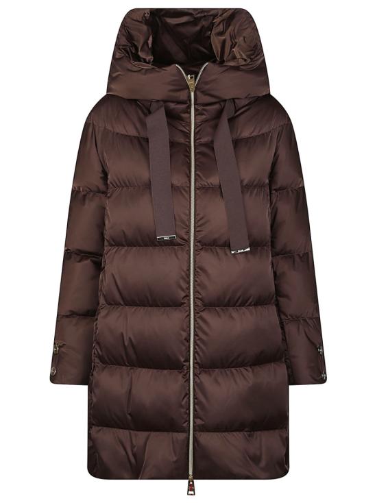 26FW 에르노 새틴 A-셰이프 재킷 PI1304D 12170Z Brown