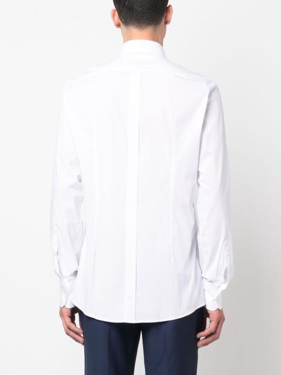 26FW 돌체앤가바나 스트레치 포플린 골드티 G5EJ0TGG826 W0800 WHITE - DOLCE & GABBANA