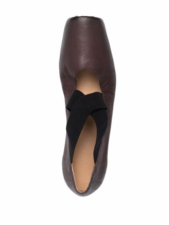 26FW 우마 왕 플랫 슈즈 US9003 UW069 BROWN - UMA WANG