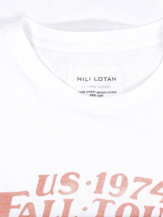 26FW 닐리로탄 반팔 티셔츠 13738 K35 WHITE RED PRINT - NILI LOTAN