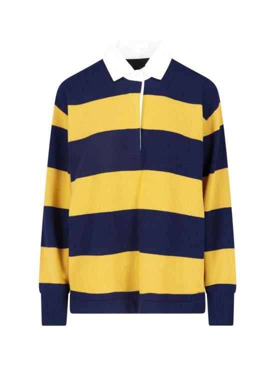 26FW 닐리로탄 스웨터 81654 Y333 NAVY AMBER STRIPE MULTICOLOR