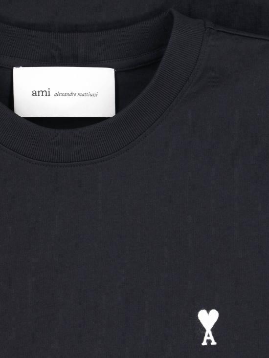 26FW 아미 반팔 티셔츠 HTS416 724 045 Black - AMI