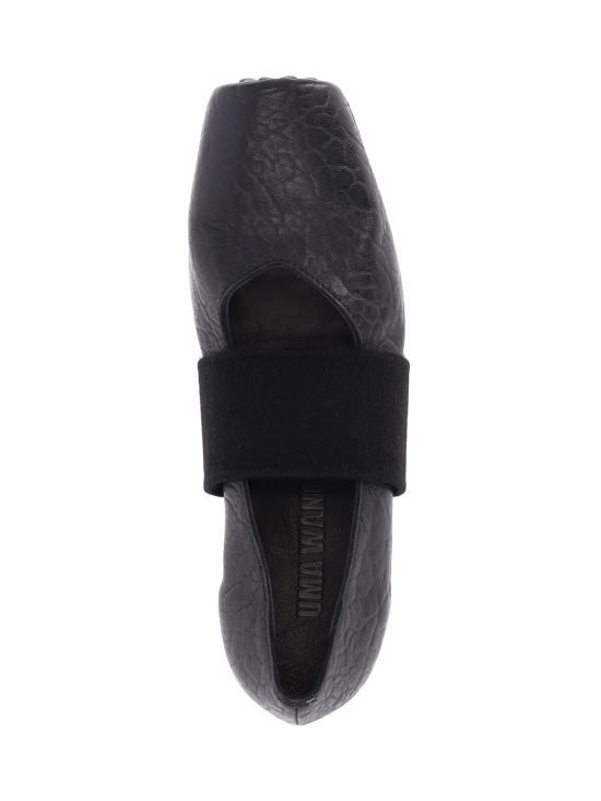 26FW 우마 왕 플랫 슈즈 US9018 UW900 BLACK - UMA WANG