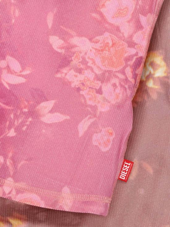26FW 디젤 반팔 티셔츠 A23106 0EGDU 7FSA PINK - DIESEL
