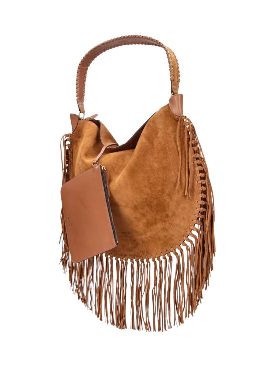 26FW 이자벨마랑 오스칸 프린지 디테일 스웨이드 호보백 PP0200FC C3C14M 50CO BROWN - ISABEL MARANT