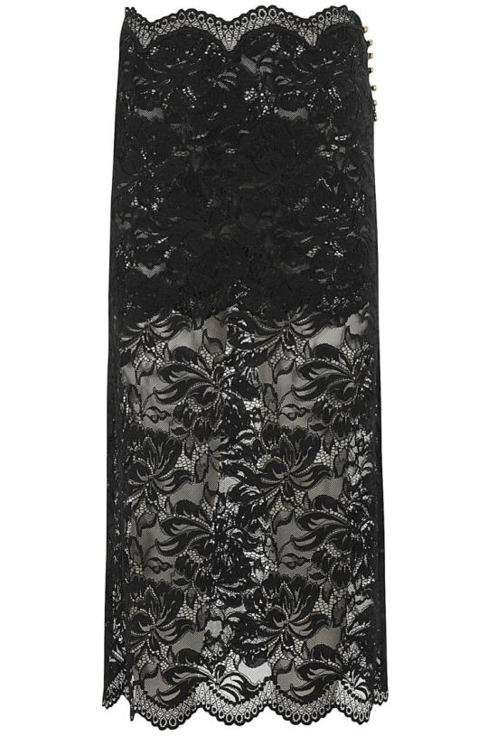 26FW 파코라반 스커트 24AJJU598PA0170 099 Black