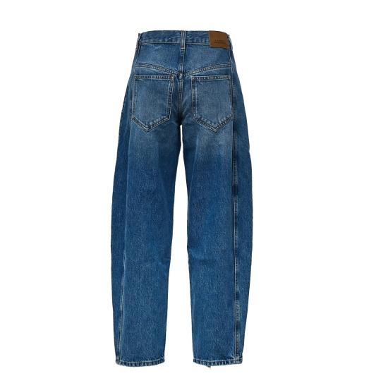 26FW 이자벨마랑 오리안 페이디드 데님 배럴 진 PA0584FAD1H04I Blue - ISABEL MARANT