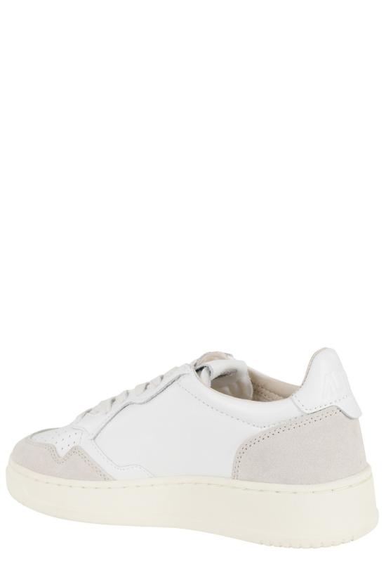 26FW 오트리 메달리스트 로우 레더 스니커즈 AULW 099 White - AUTRY