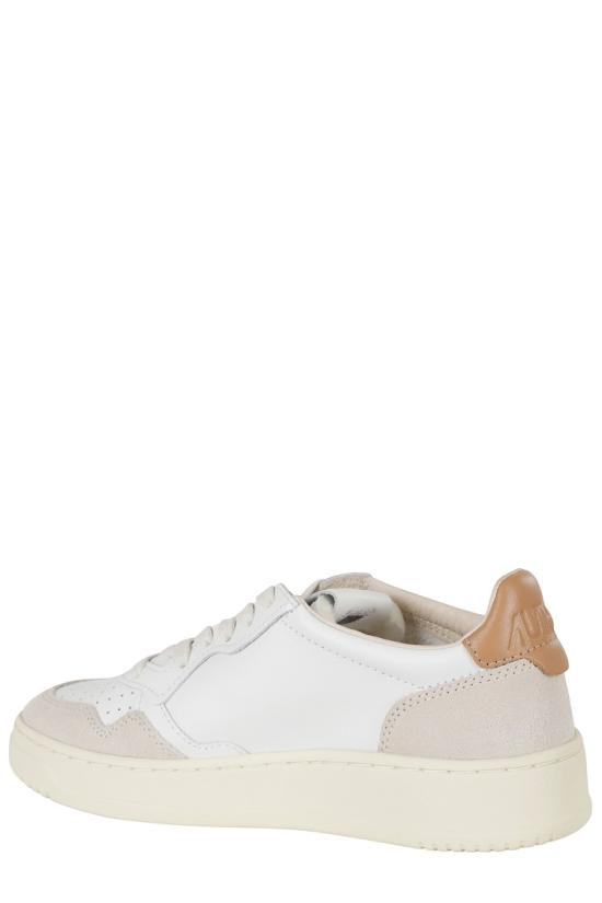 26FW 오트리 메달리스트 로우 레더 스니커즈 AULW 099 White - AUTRY