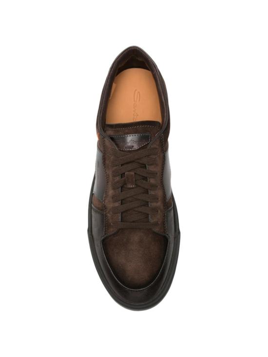 26FW 산토니 스니커즈 MBGT22221SMOTGEUT50 Brown - SANTONI