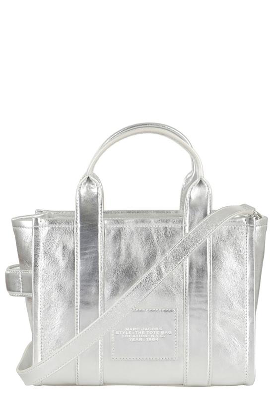 26SS 마크제이콥스 메탈릭 스몰 토트백 2F3HTT004H01 098 White - MARC JACOBS