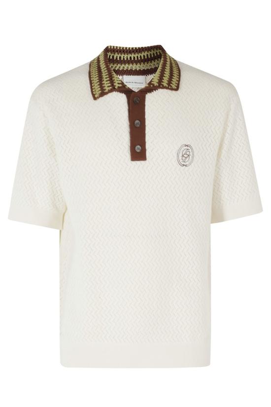 26SS 드롤드무슈 폴로 티셔츠 K PO206 CO292 098 White