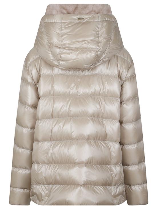26FW 에르노 밍크 퍼 이펙트 파카 재킷 PI002312D 12017Z Neutrals - HERNO