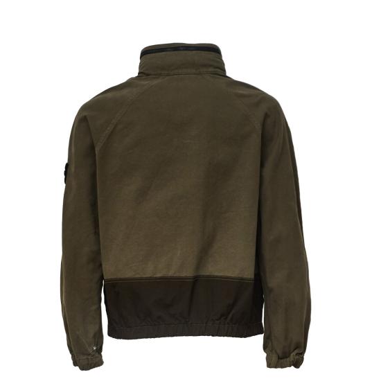 26FW 스톤 아일랜드 코튼 나일론 오버셔츠 자켓 L2S151200039 S0482 Green - STONE ISLAND
