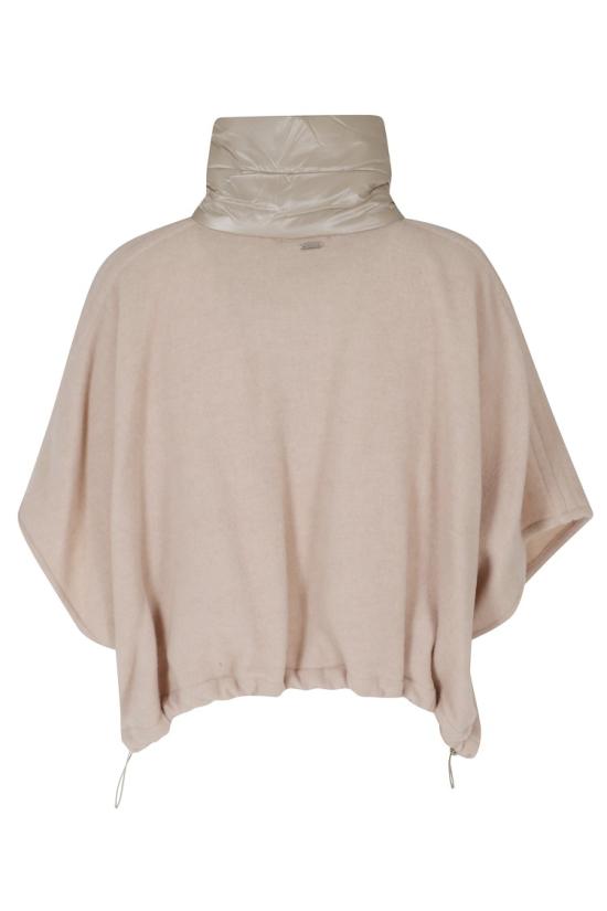 26FW 에르노 A 셰이프 리조트 쇼트 판초 GI00042DR 33395 099 Neutrals - HERNO