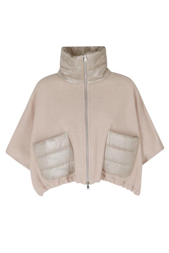 26FW 에르노 A 셰이프 리조트 쇼트 판초 GI00042DR 33395 099 Neutrals