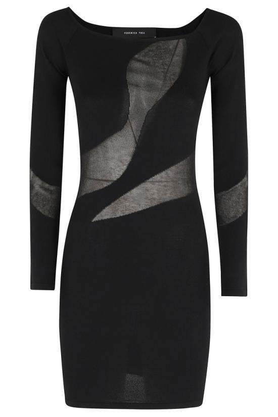 26SS 페데리카 토시 원피스 42307 450 098 Black