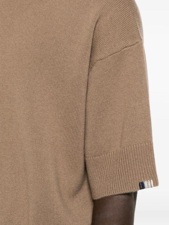 26FW 익스트림캐시미어 긴팔 티셔츠 SASSIECHAI Brown - EXTREME CASHMERE