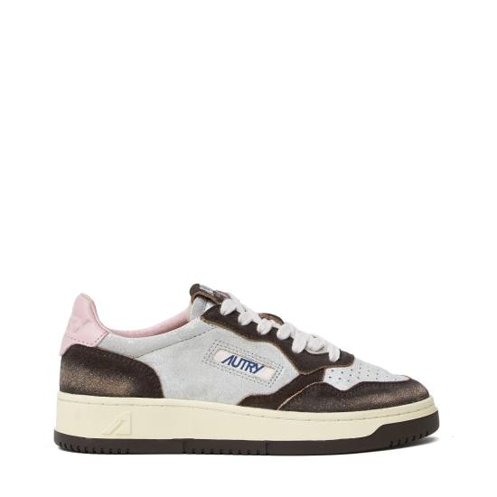 26FW 오트리 메달리스트 로우 레더 스니커즈 AULWYB02 Multicolor