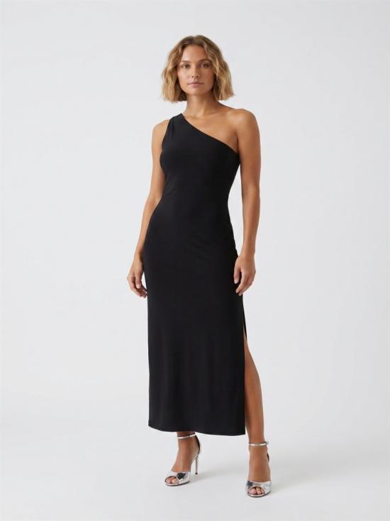 26SS 노마카말리 원피스 KK4253PLT15001 098 Black - NORMA KAMALI