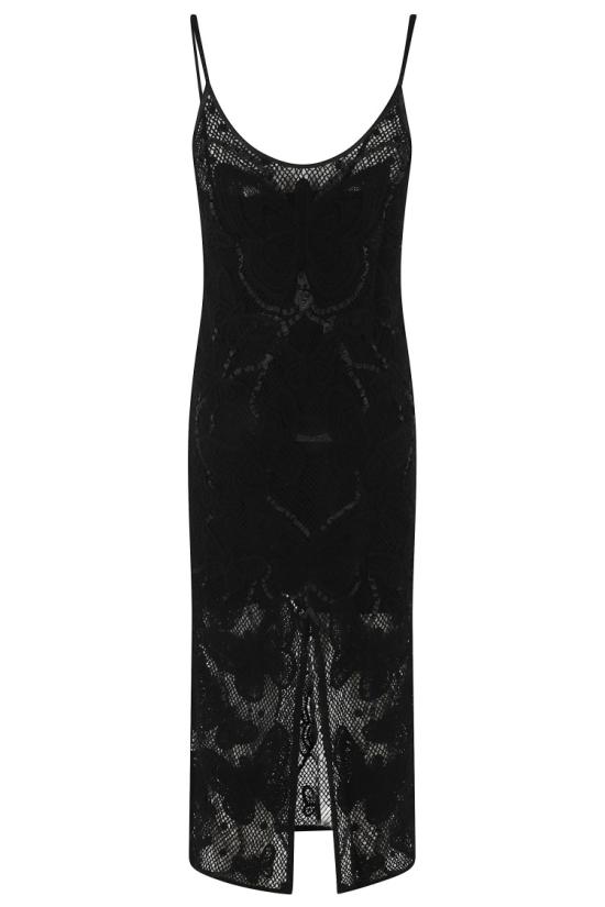 26SS 블루마린 원피스 4A423A 098 Black - BLUMARINE